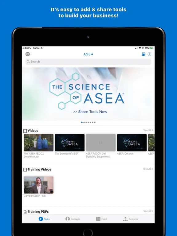 Screenshot di ASEA Connect 2.0 iPad 